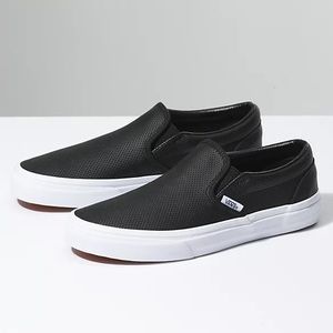 Vans Perf Leather Slip-Ons